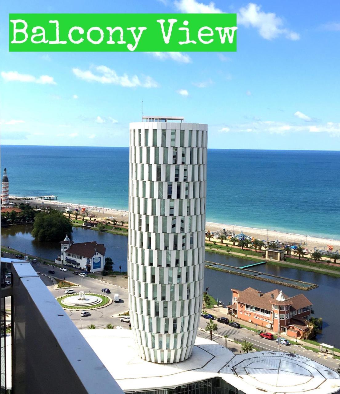 Panorama Sea View Studio! バトゥーミ エクステリア 写真